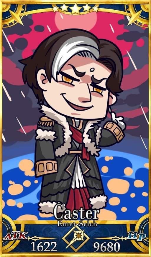Riyo styled FGO Servant card Emet-Selch