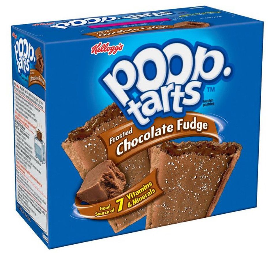 A box of chocolate fudge poop tarts. You heard.