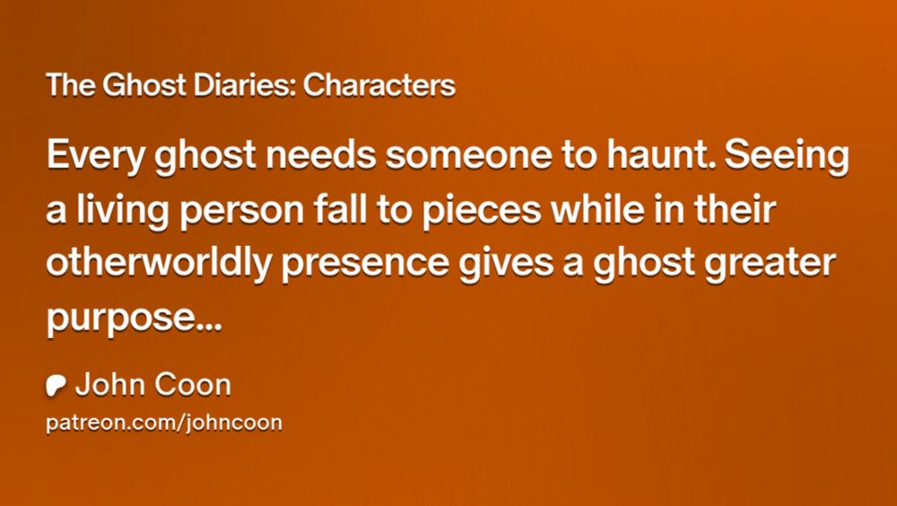 The Ghost Diaries: Characters  | John Coon