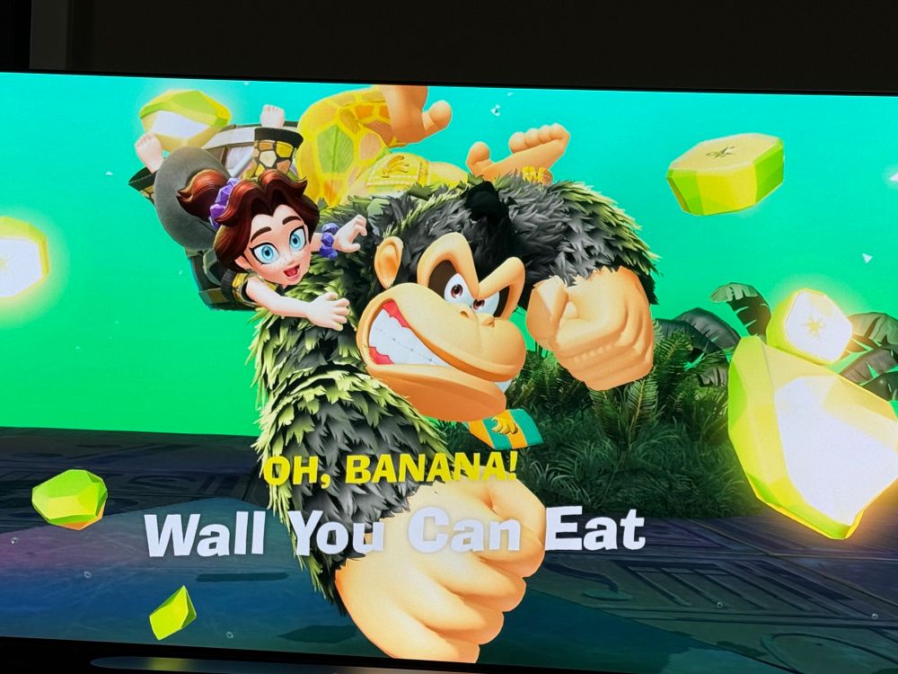 Collecting Bananas in Donkey Kong Bananza!