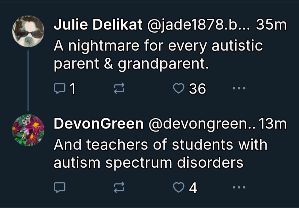 Two comments on an article about Idaho cops killing an autistic teen through a fence. Both are feeling bad for the parents and grandparents and the teachers of murdered autistic folks 