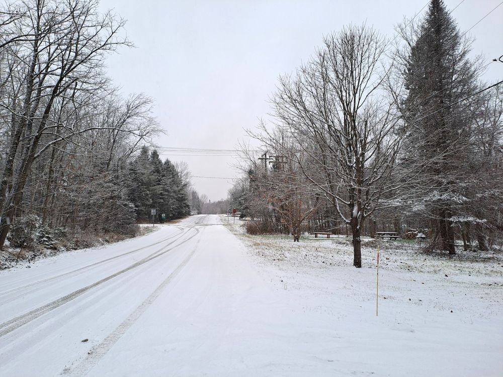 Route enneigée 