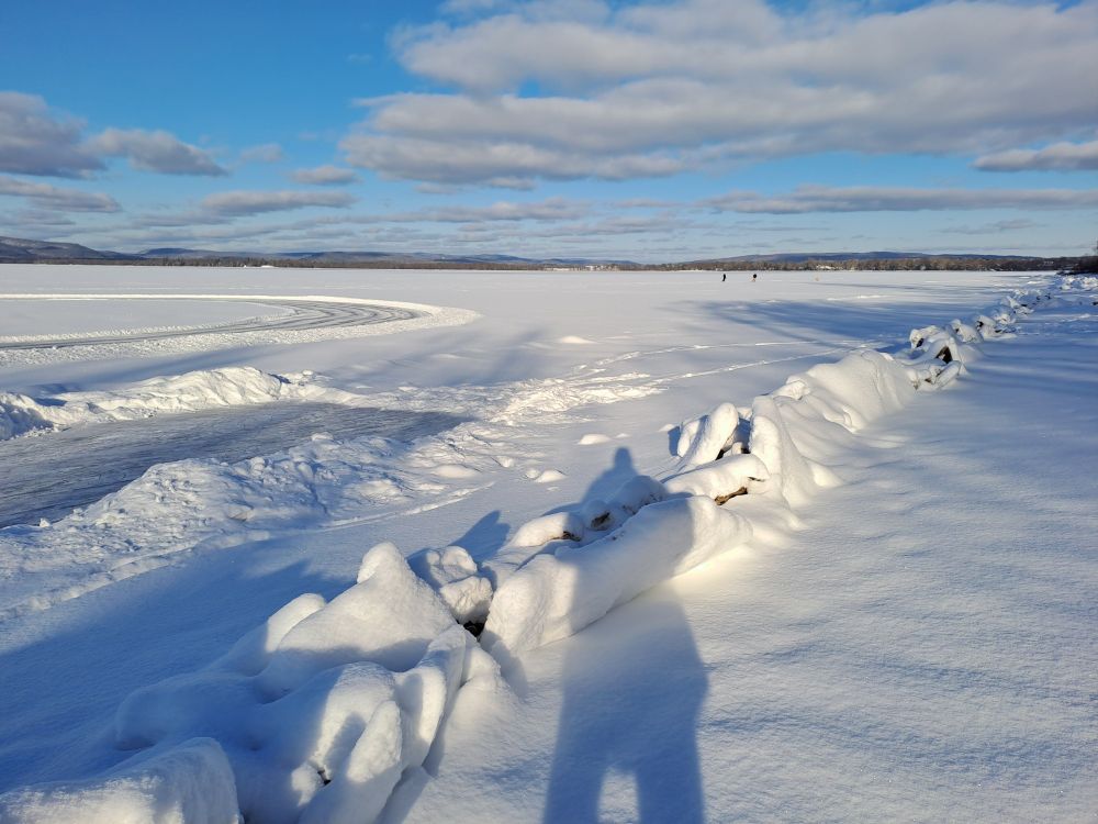 Lac Maskinongé gelé 