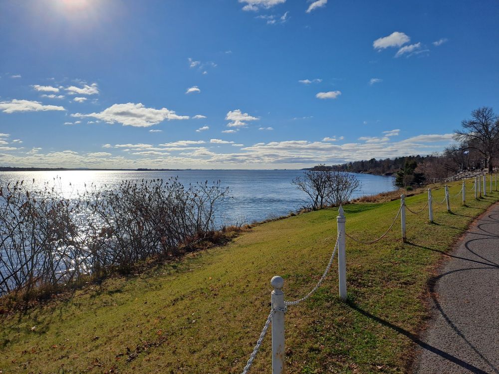 Vue sur le fleuve St Laurent 