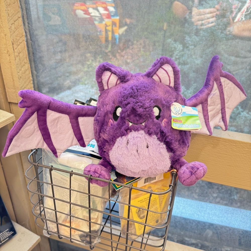 Purple bat mini squishable