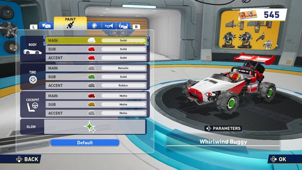 I created the Red Striker as a custom vehicle for Sonic Racing CrossWorlds.
