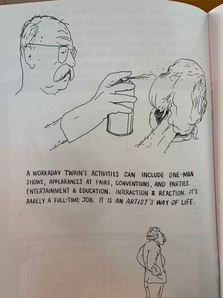 From a story about Mark Twain impersonators in Hannibal, Missouri by Ryan Edge