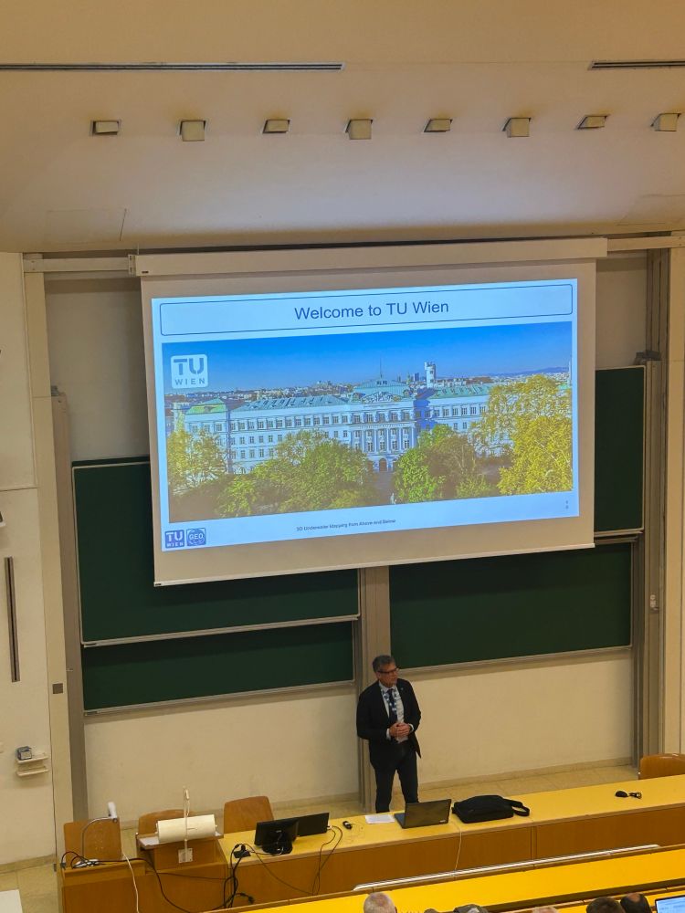 Rector Jens Schneider during his opening speech 