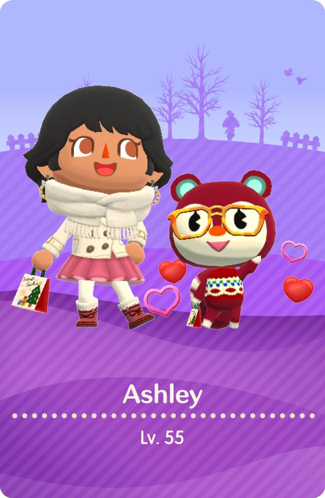 My Pocket Camp Card (Front)