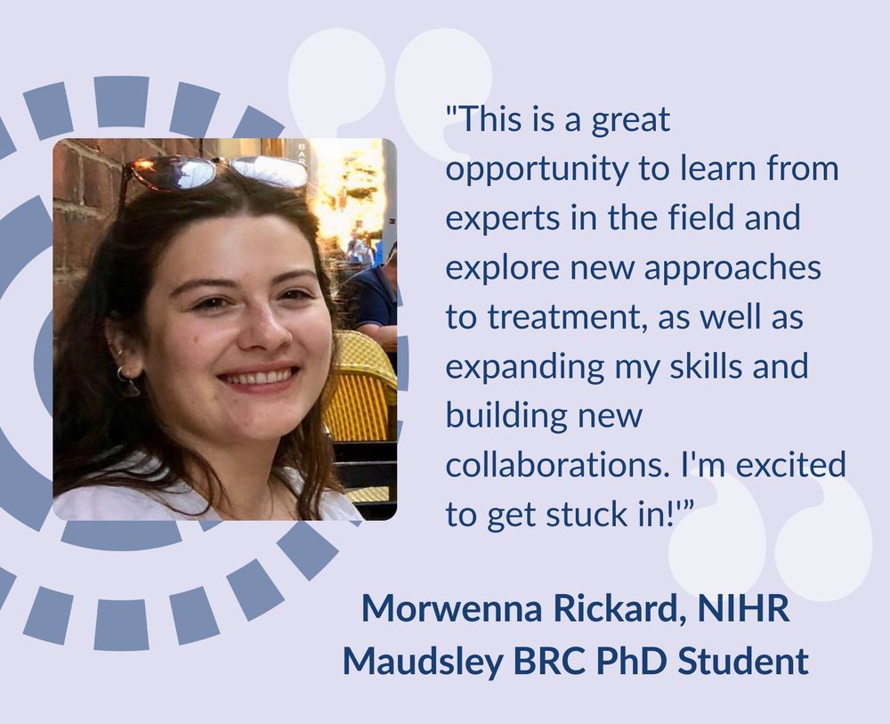 "This is a great opportunity to learn from experts in the field and explore new approaches to treatment, as well as expanding my skills and building new collaborations. I'm excited to get stuck in!'”
