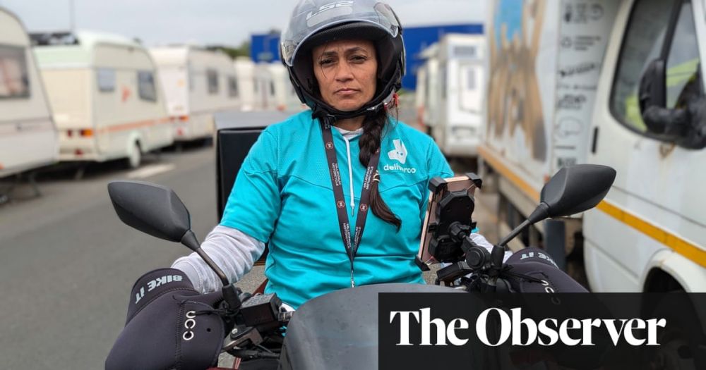 ‘I wouldn’t wish this on anyone’: the food delivery riders living in ‘caravan shantytowns’ in Bristol