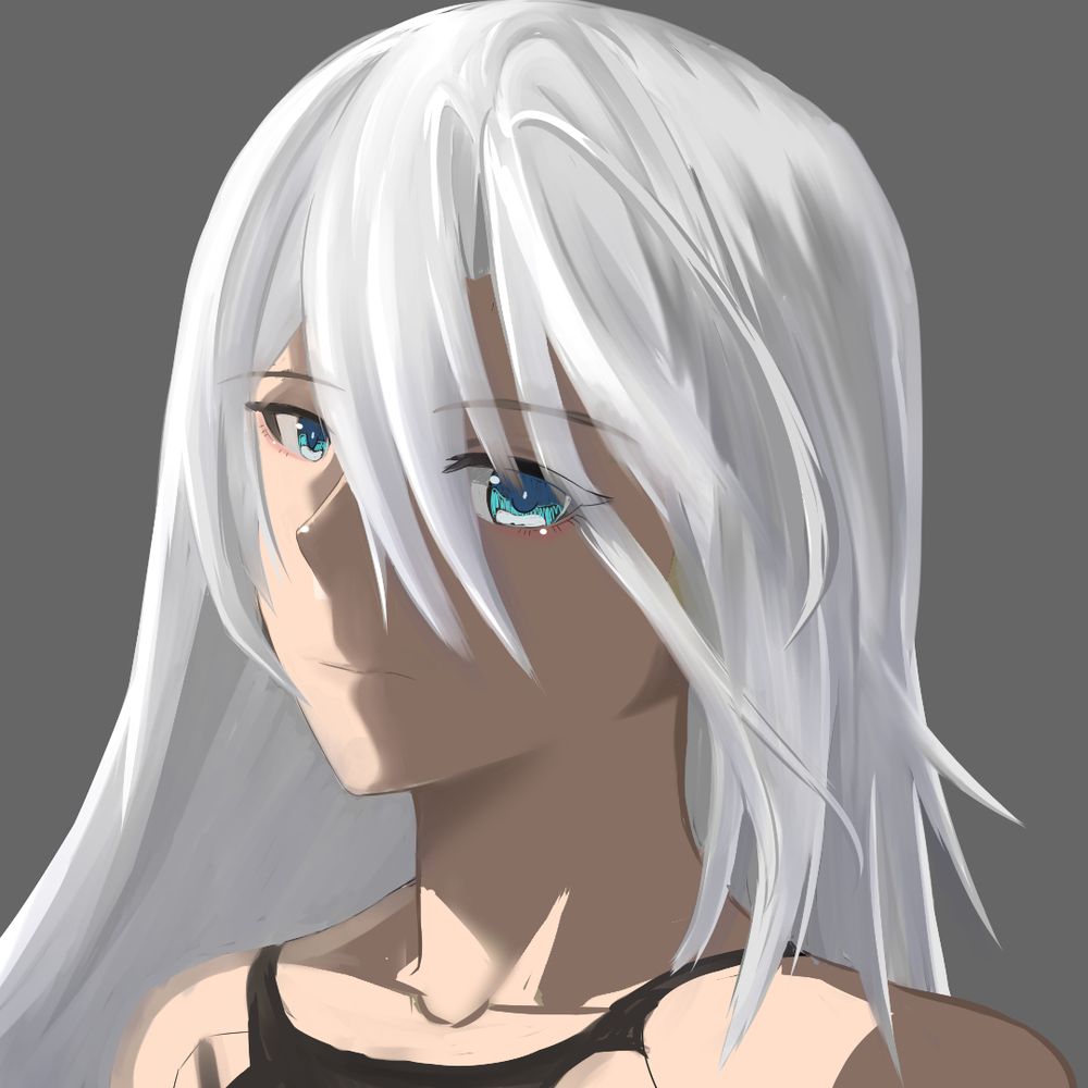 #[A]gain #NierAutomata #A2 #Fanart #A2Daily #NierAutomataFanart #Nier #2B #9S #Kaine
Day 19, Pain ting Study