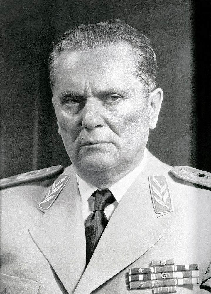 Tito scowling, presumably at you because you don't look as cool as him
