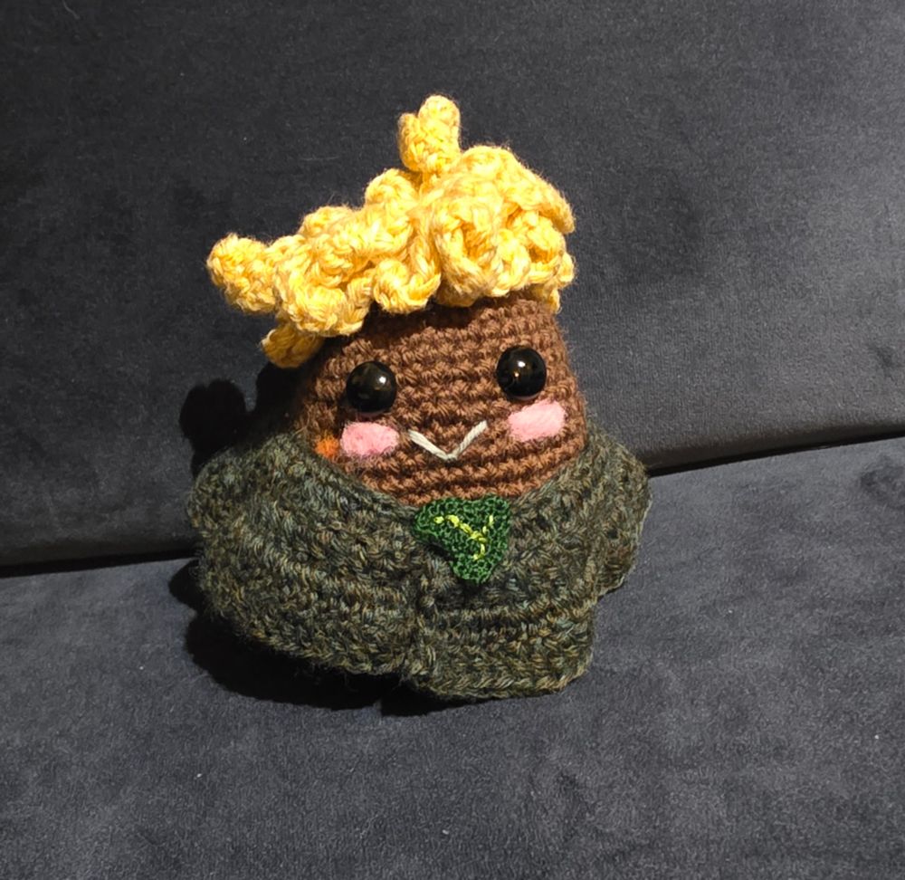 Crochet potato hobbit