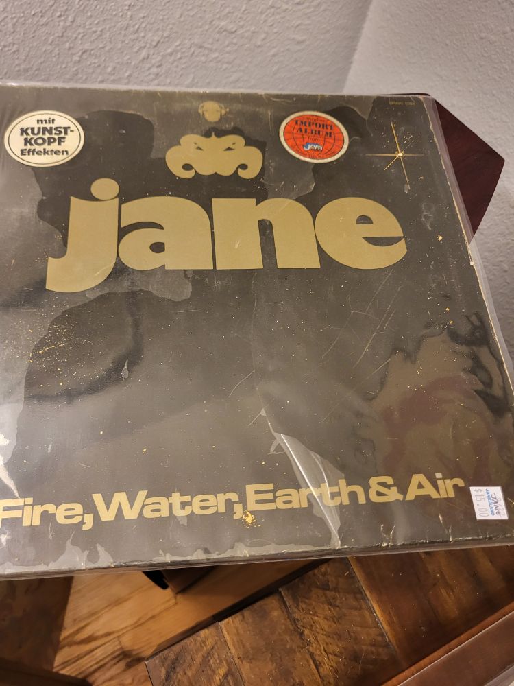 Jane - Fire, Water, Earth, and Air, Brain 1976