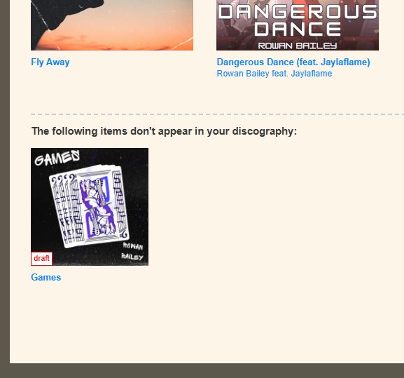 Oh hey its my new single Games that isn't in my Bandcamp discography yet but you should totally keep an eye out like for Friday when it does