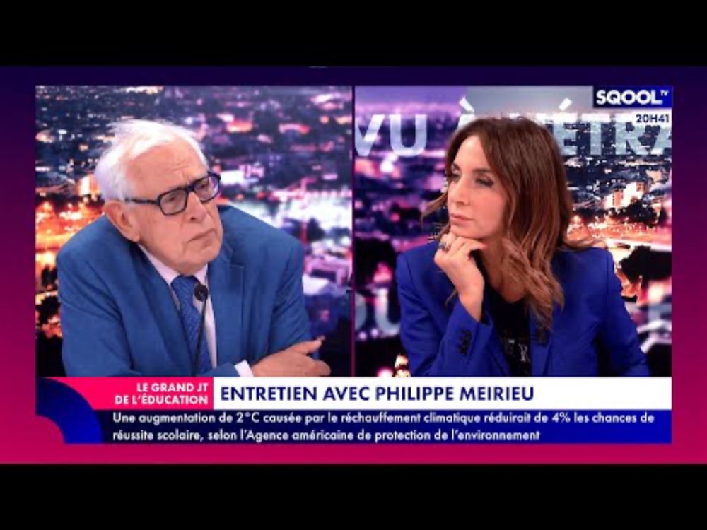 Le Grand JT de l'Éducation (13/09/2024) - Entretien avec Philippe Meirieu