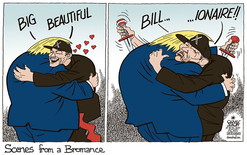 Due to Trump's "Big Beautiful Bill" the feud between the President and Musk escalates daily.