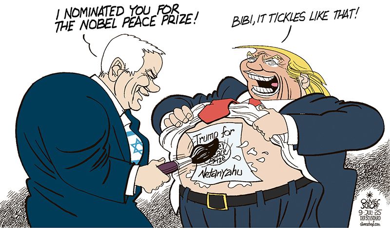 Netanyahu nominated Trump for the Nobel Peace Prize