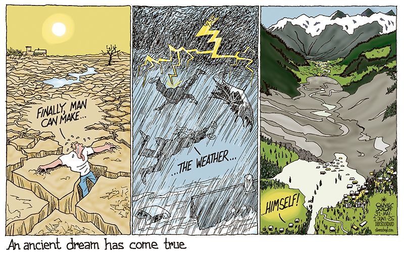 The entire Birch Glacier above the village of Blatten in the Swiss Lötschental collapsed, leading to a debris deposit on the valley floor which is several dozen meters thick and two kilometers long.