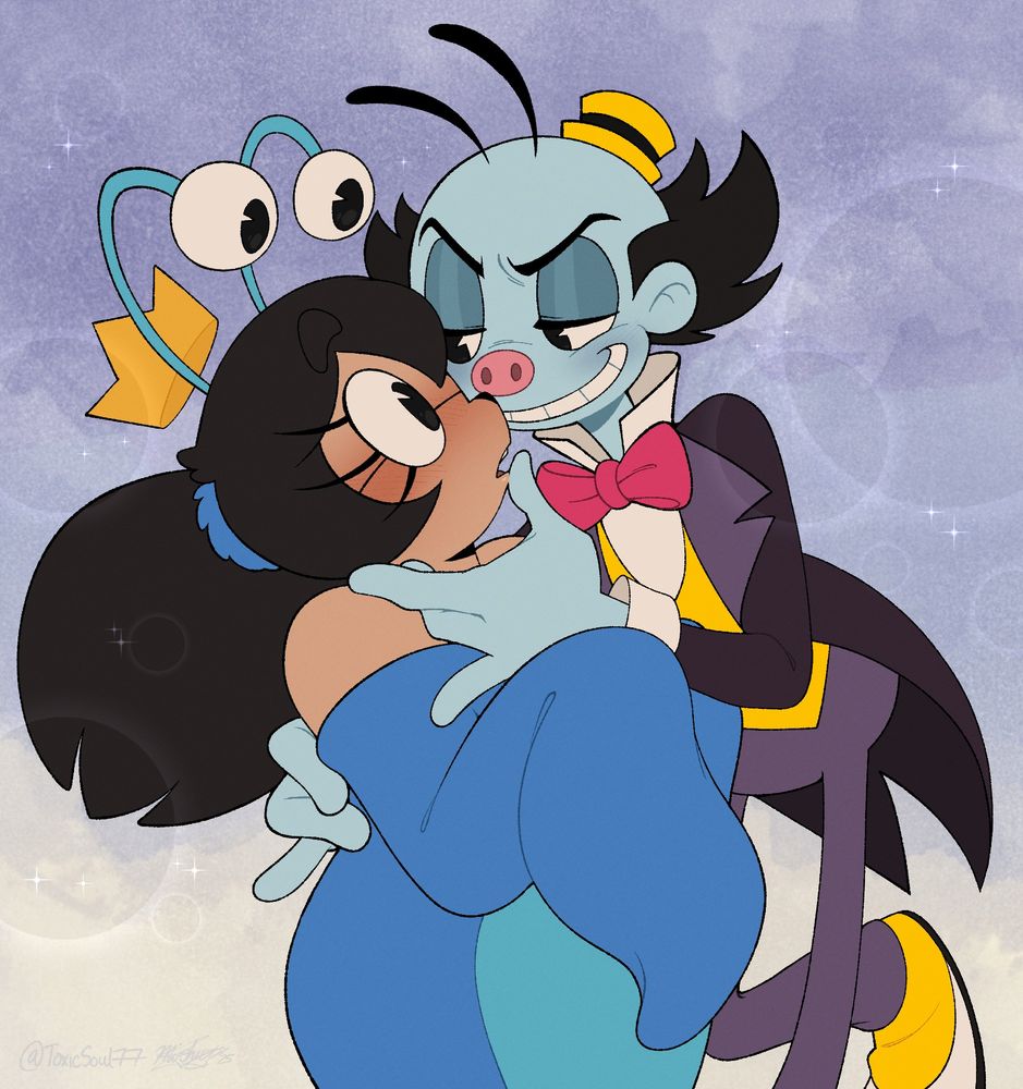 My friends' self insert and Mr. Ringading :3c