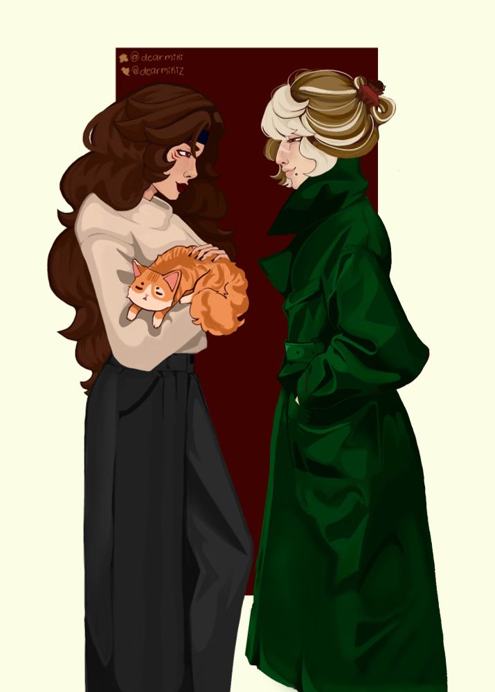 Melissa, Celine e um gatinho :3