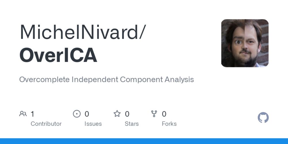 GitHub - MichelNivard/OverICA: Overcomplete Independent Component Analysis