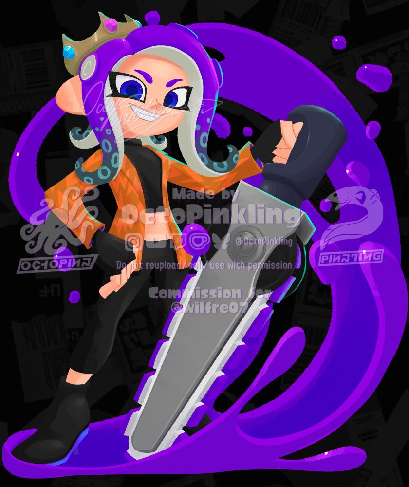 2D fullbody commission for @wilfre07.bsky.social