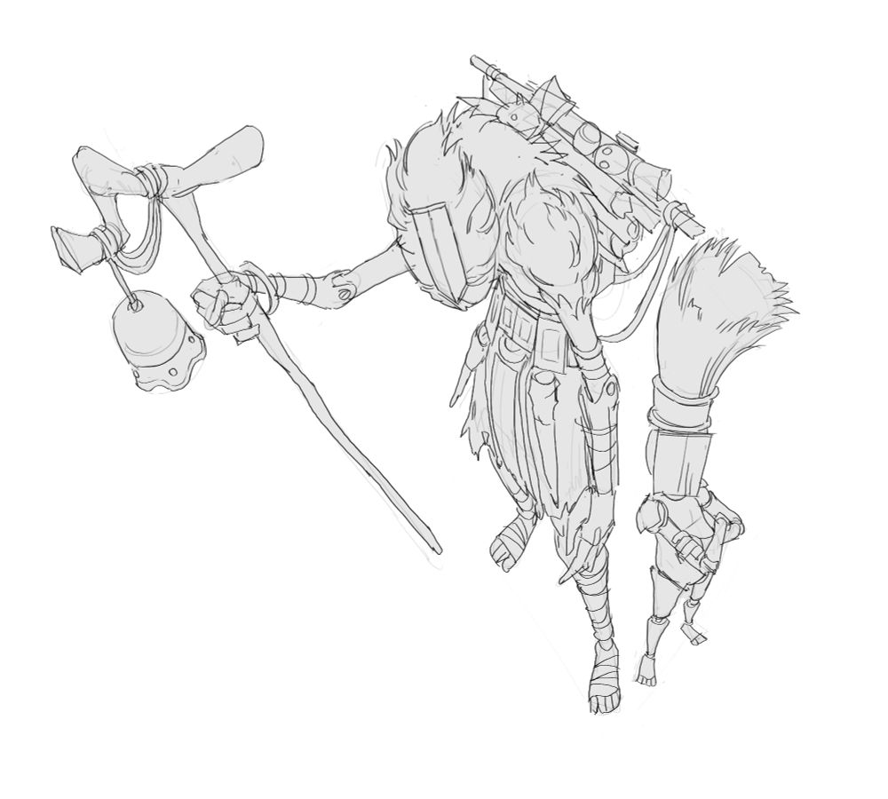 sketch of monoco and noco from clair obscur: expedition 33