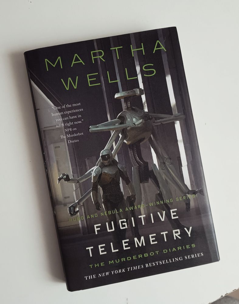 El libro "Fugitive telemetry" de Martha Wells