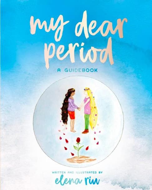 Image of cover of 'My Dear Period' guidebook written and illustrated by Elena Riu.