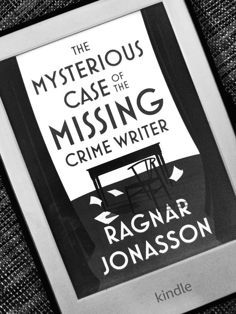 Kindle cover of The Mysterious Case of the Missing Crime Writer by Ragnar Jónasson