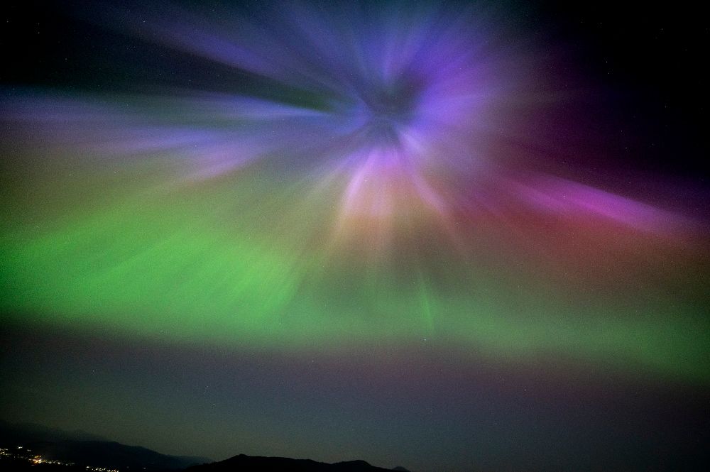 A year ago today, 10-11 May, I never thought I'd see an aurora in the UK like this. Truly amazing. Lake District, UK. Above Bassenthwaite Lake. Corona.