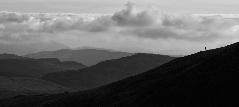 The Lone Hiker , Helvellyn Lower Man