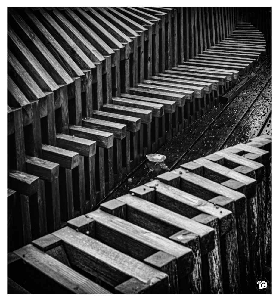 Nusfjord, Lofoten. I quite liked these wooden structures with just the single piece of ice. I wasn't sure what they were for - does anyone know? 