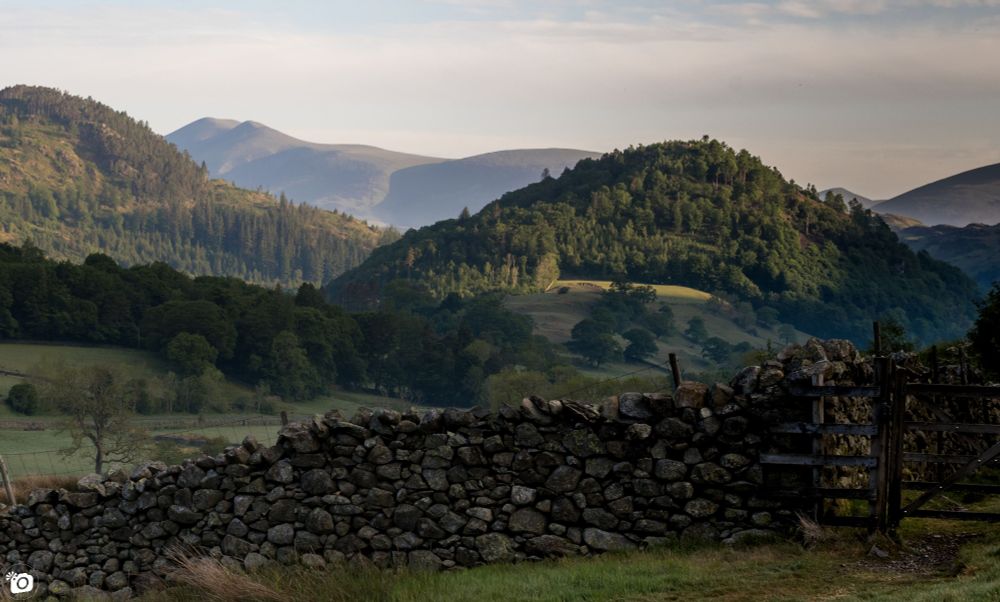 Looking towards the Wren , High Rigg , Lake District, Cumbria from the start of the Swirls Path up to Helvellyn.