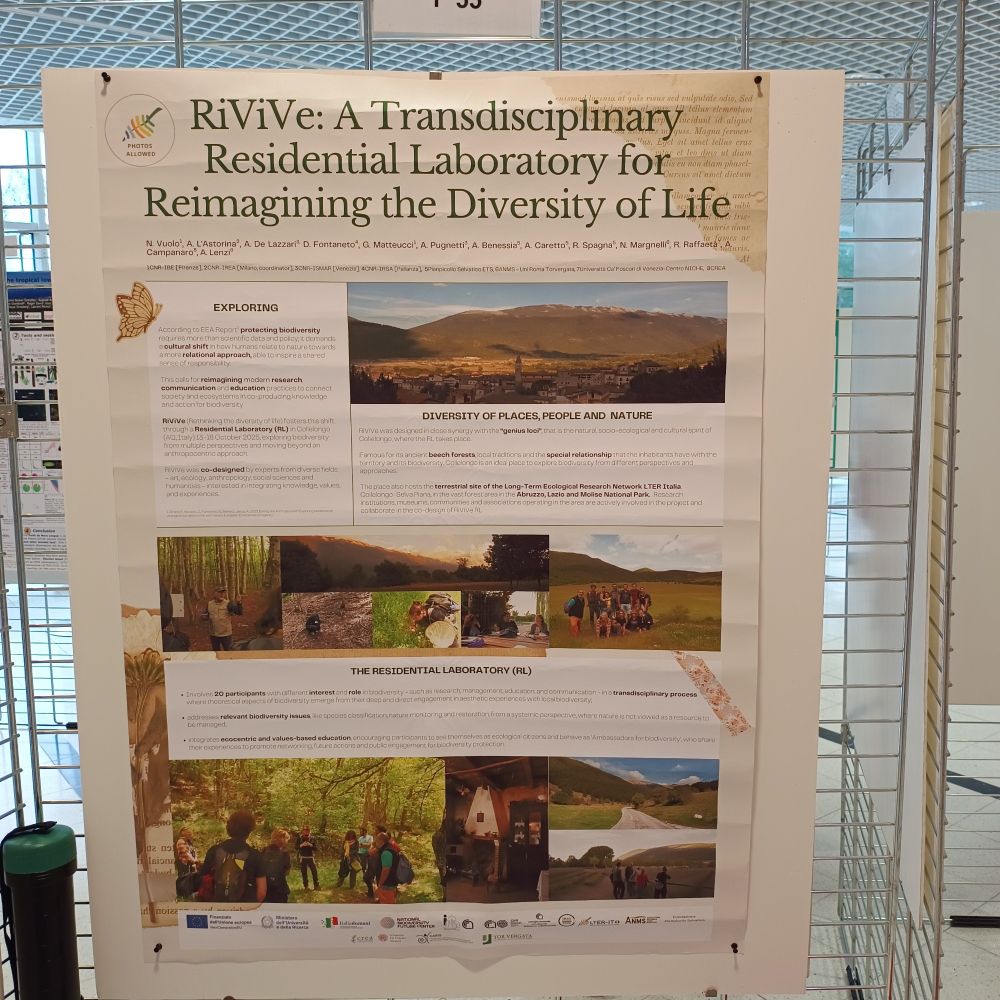 Rivive: a transdisciplinary residential laboratory for reimagining the diversity of life poster