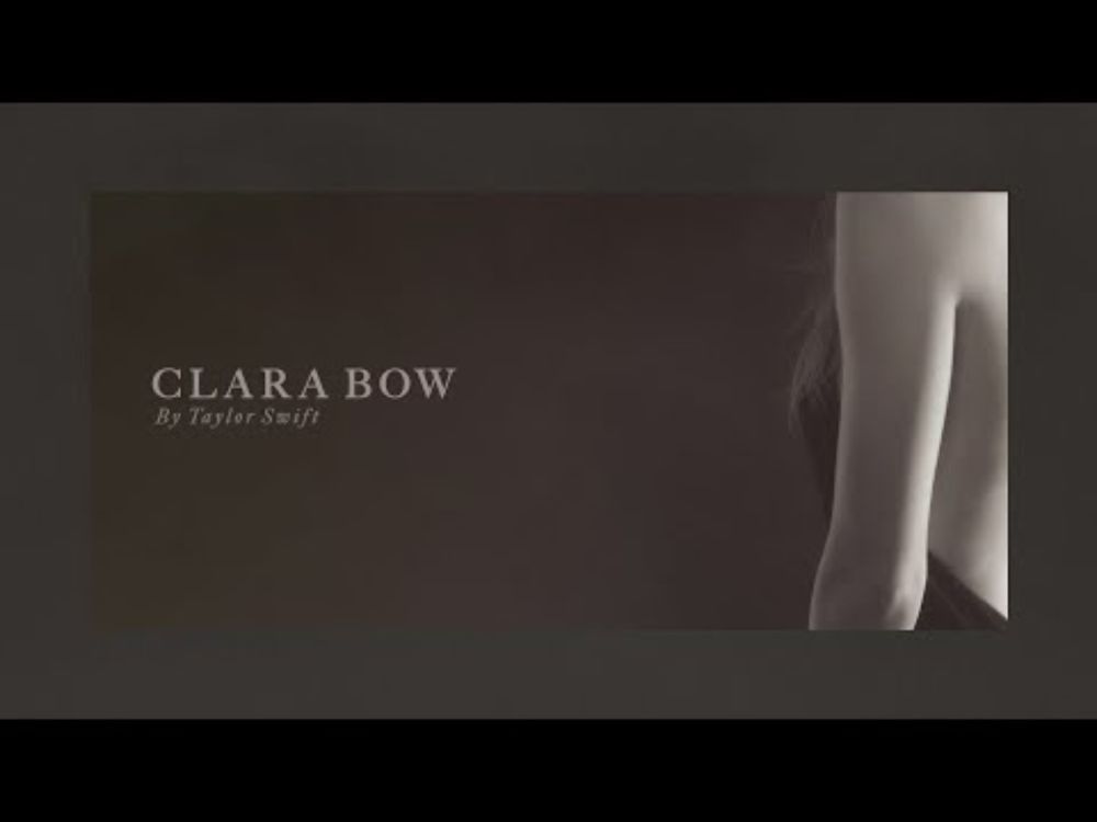 Taylor Swift - Clara Bow (Official Lyric Video)