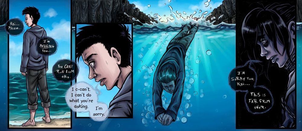 Nocturne 21 Page 154: Kai finally awakens!
