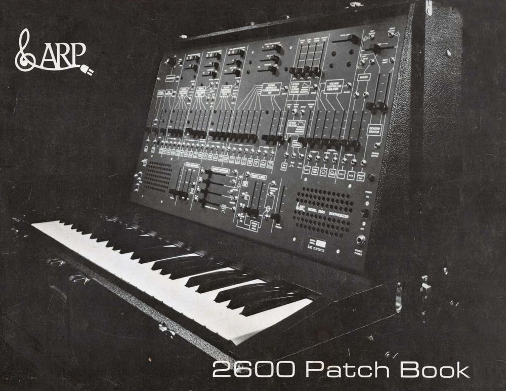 the cover of an ARP 2600 Patch Book