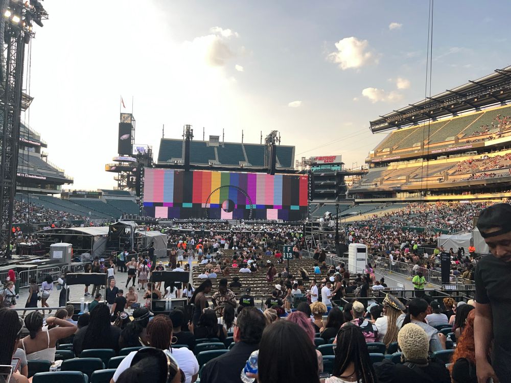 Beyoncé’s Renaissance stage at Lincoln Financial Field in Philadelphia 