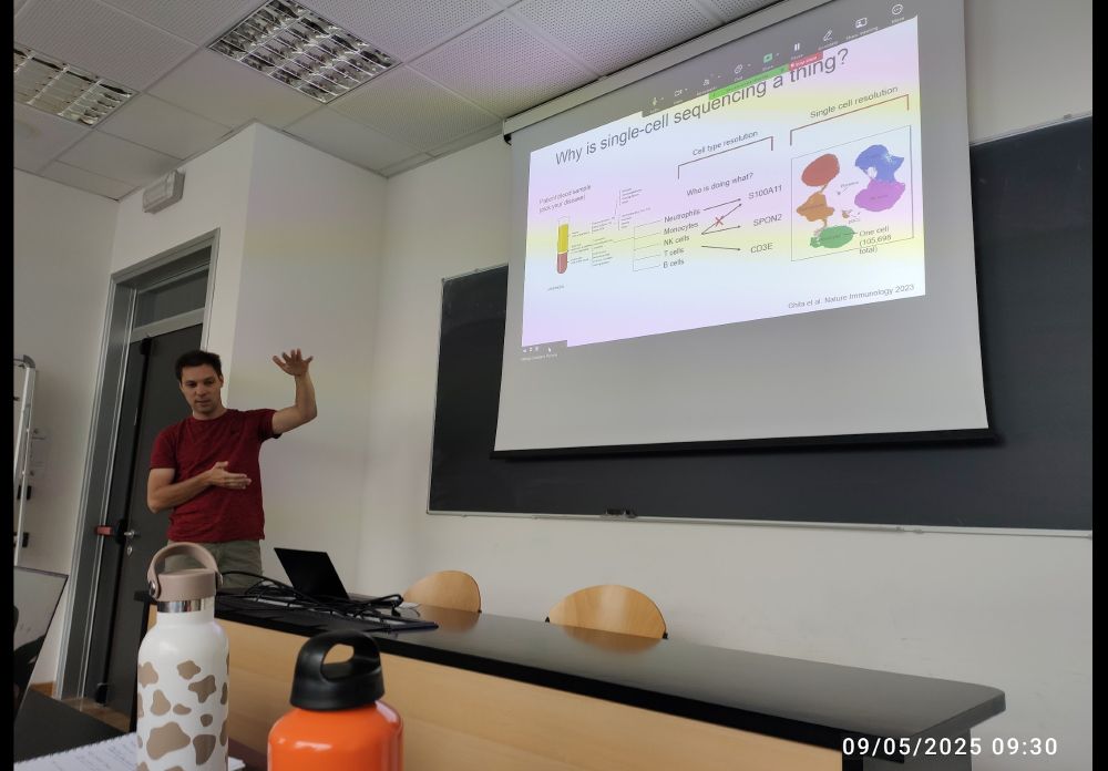 Fabio Zanini presenting at CIBIO