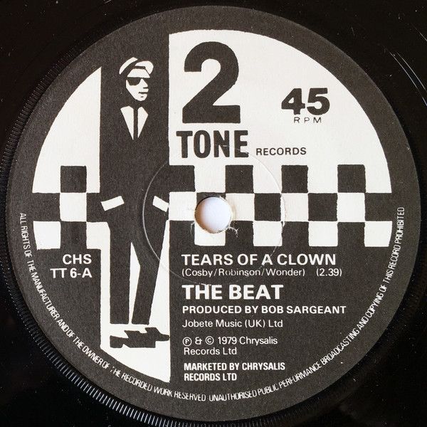 Tears of a Clown by the Beat on 2Tone paper label