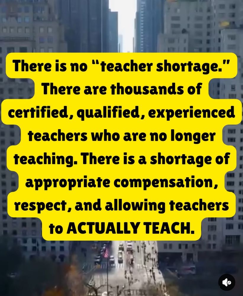 There is no teacher shortage.   We need to compensate them better.  