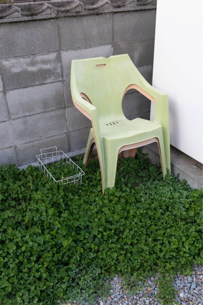 Chair grass island japan teshima