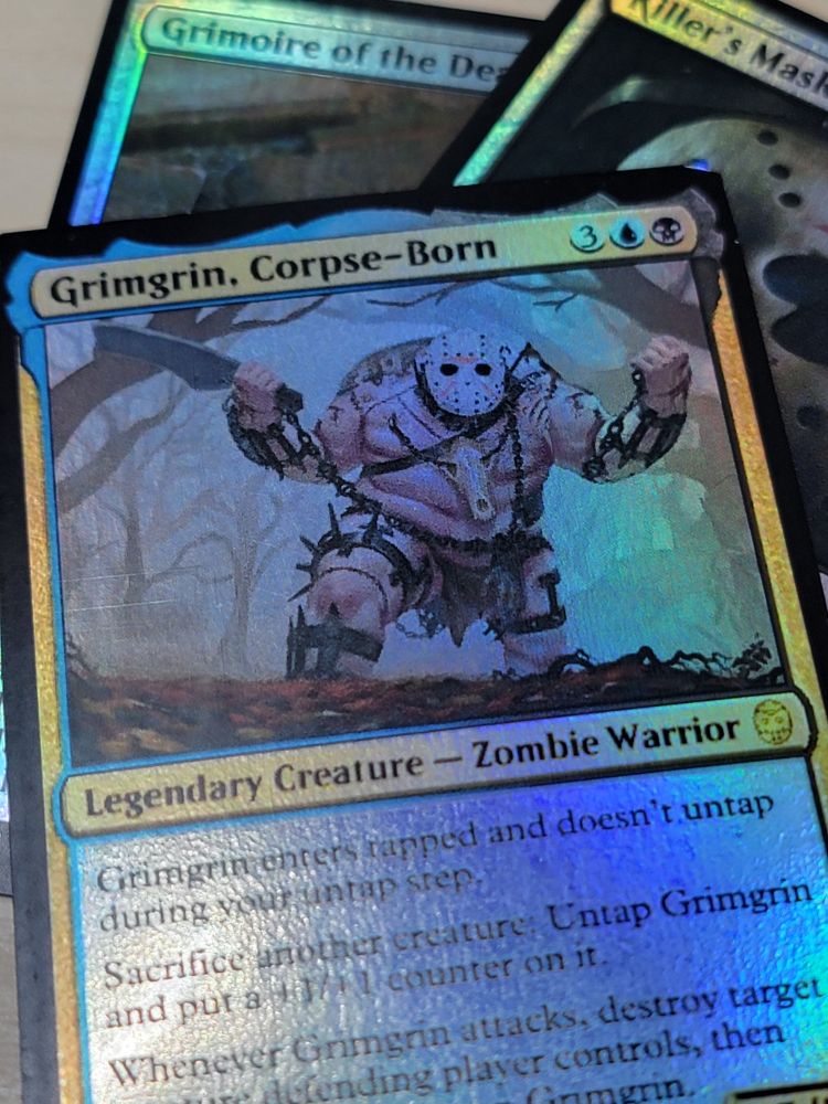 A very sketchily mspainted grimgrin proxy.