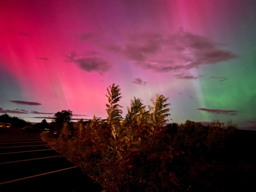 Northern lights over New Hampshire