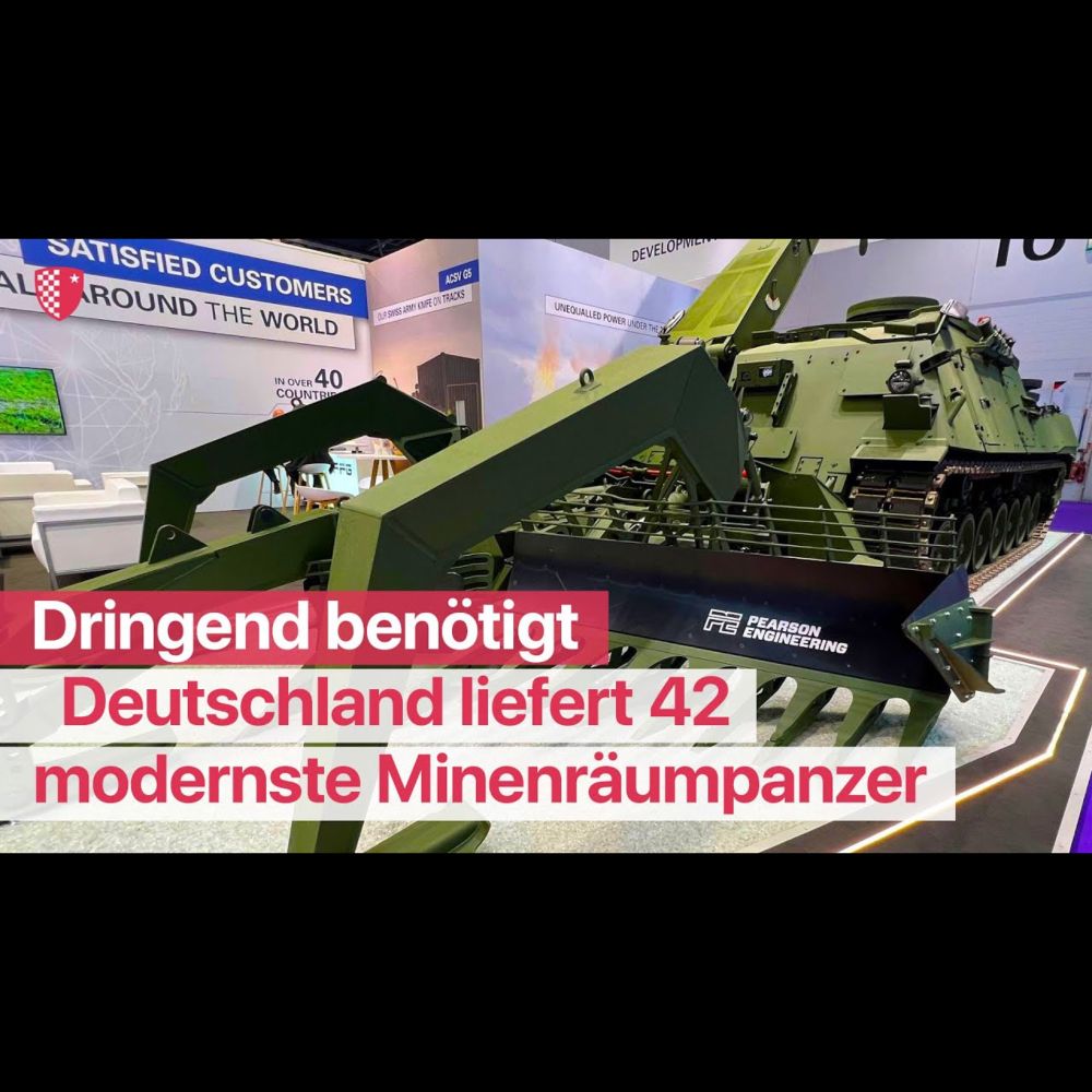 Dringend benötigt: Deutschland liefert 42 modernste Minenräumpanzer