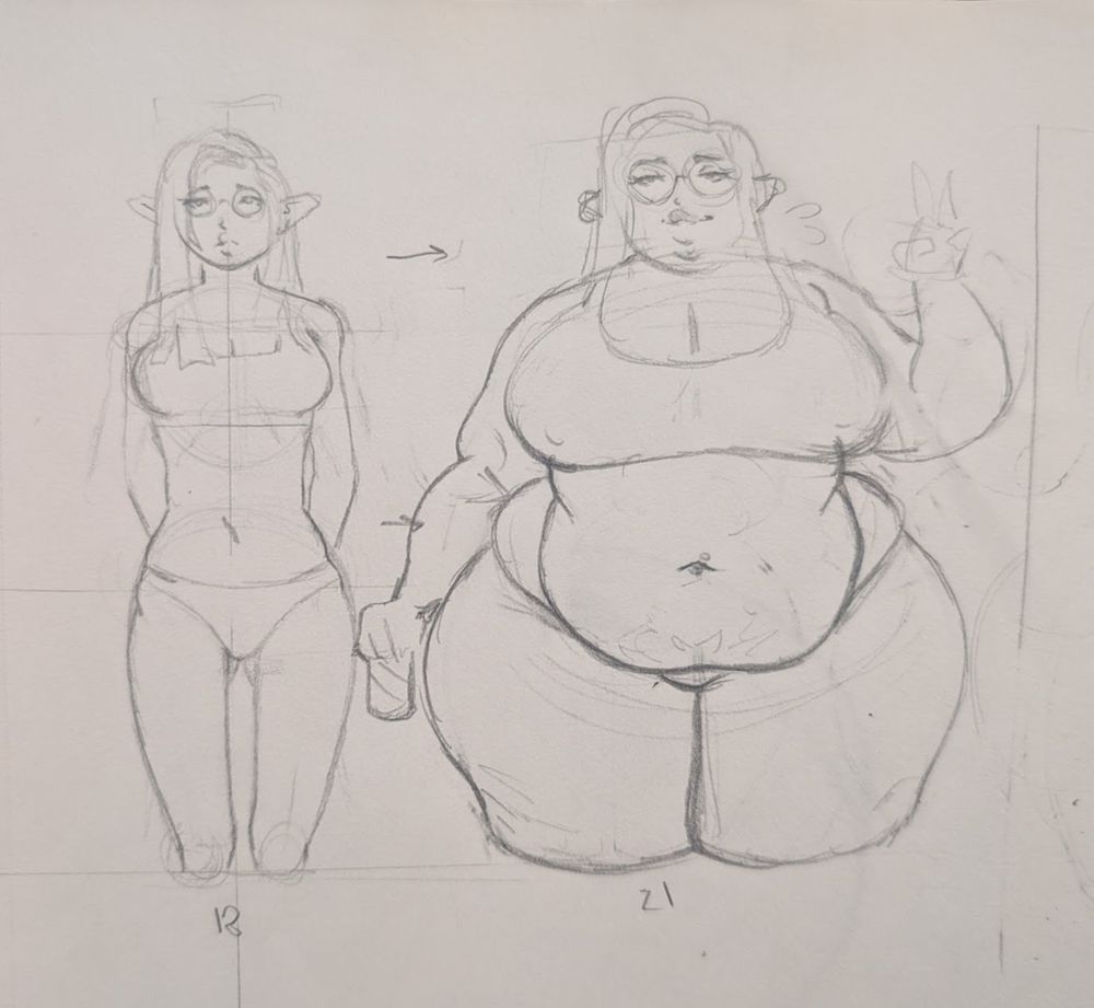 Kat from skinny to normal. A result of college. 