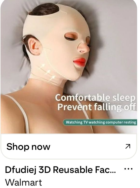 Weird face mask with unknown purpose.